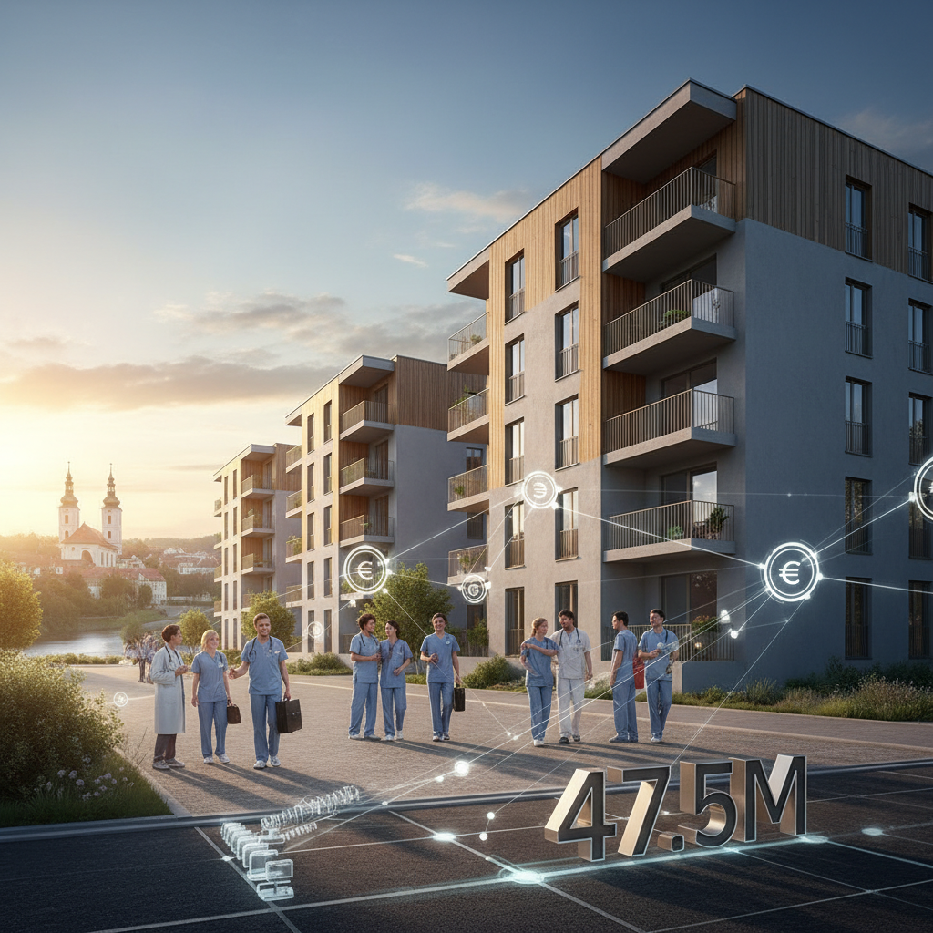 Kraj investuje 47,5 milionu do bytů v Třebíči, ubytuje v nich lékaře a sestry