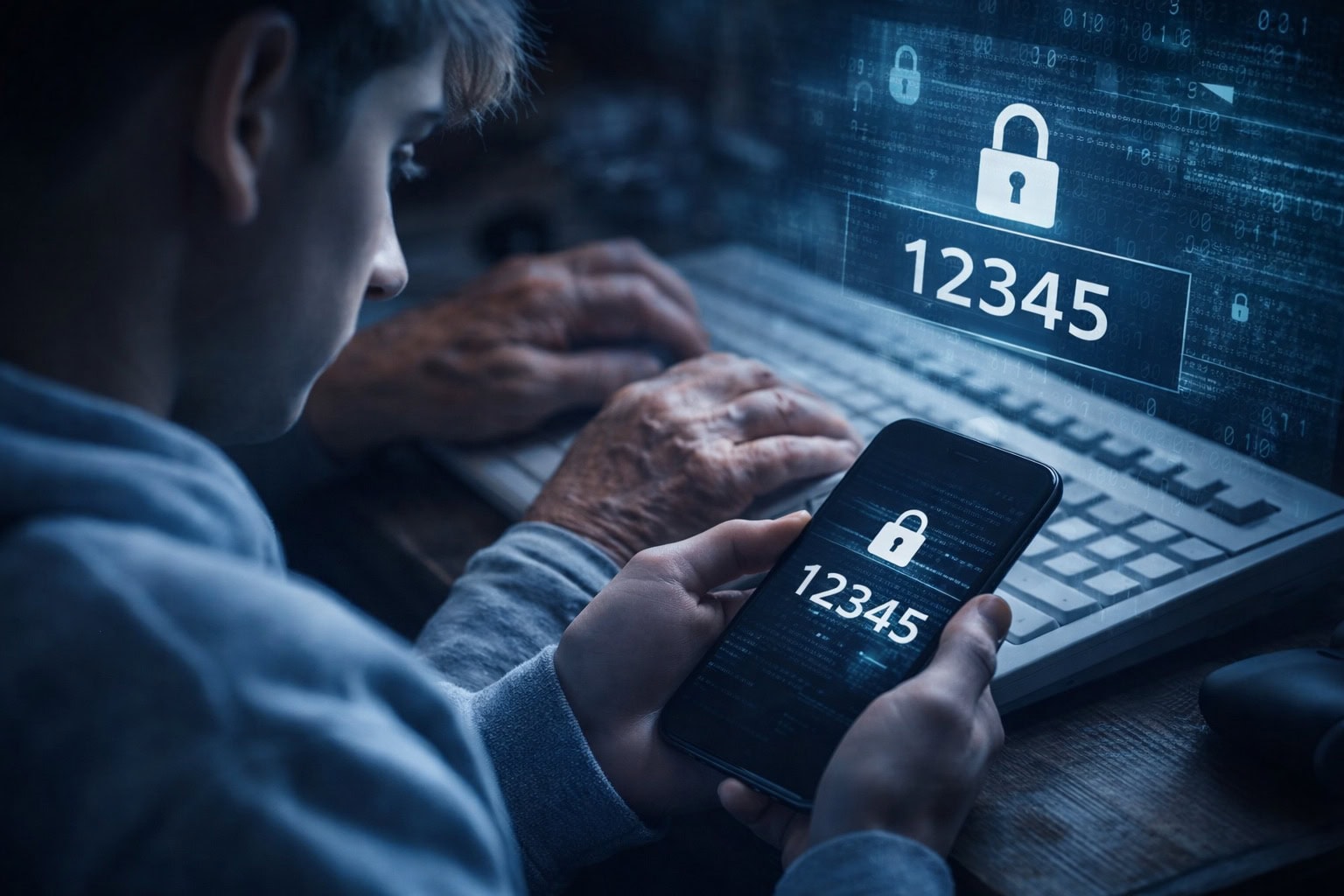 Digitální generace na tenkém ledě. Generace Z volí stejná hesla jako její prarodiče