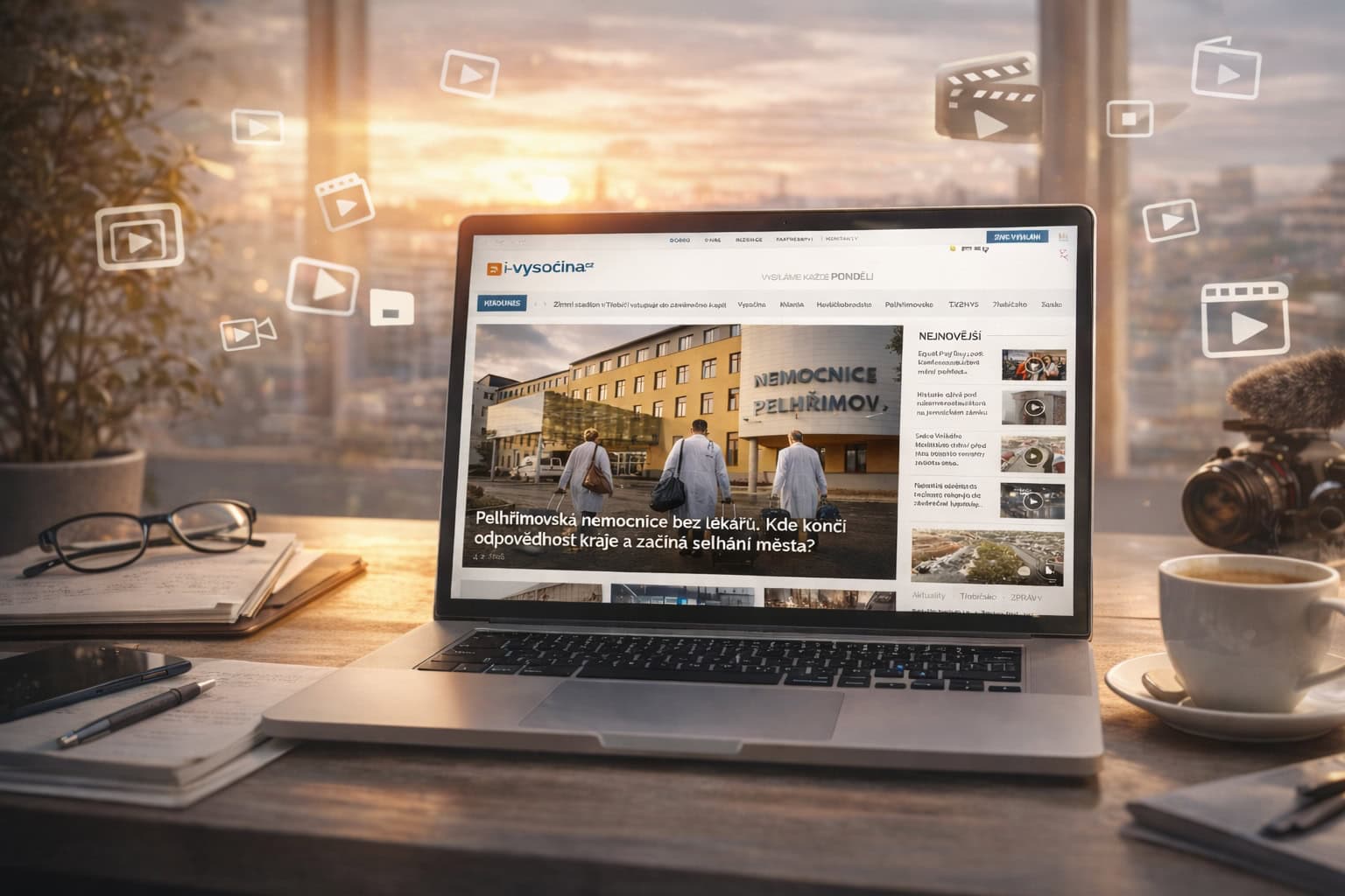 Pokračujeme v digitální transformaci. Spouštíme nový multimediální web pro TV i-Vysočina.CZ s důrazem na plnohodnotné video