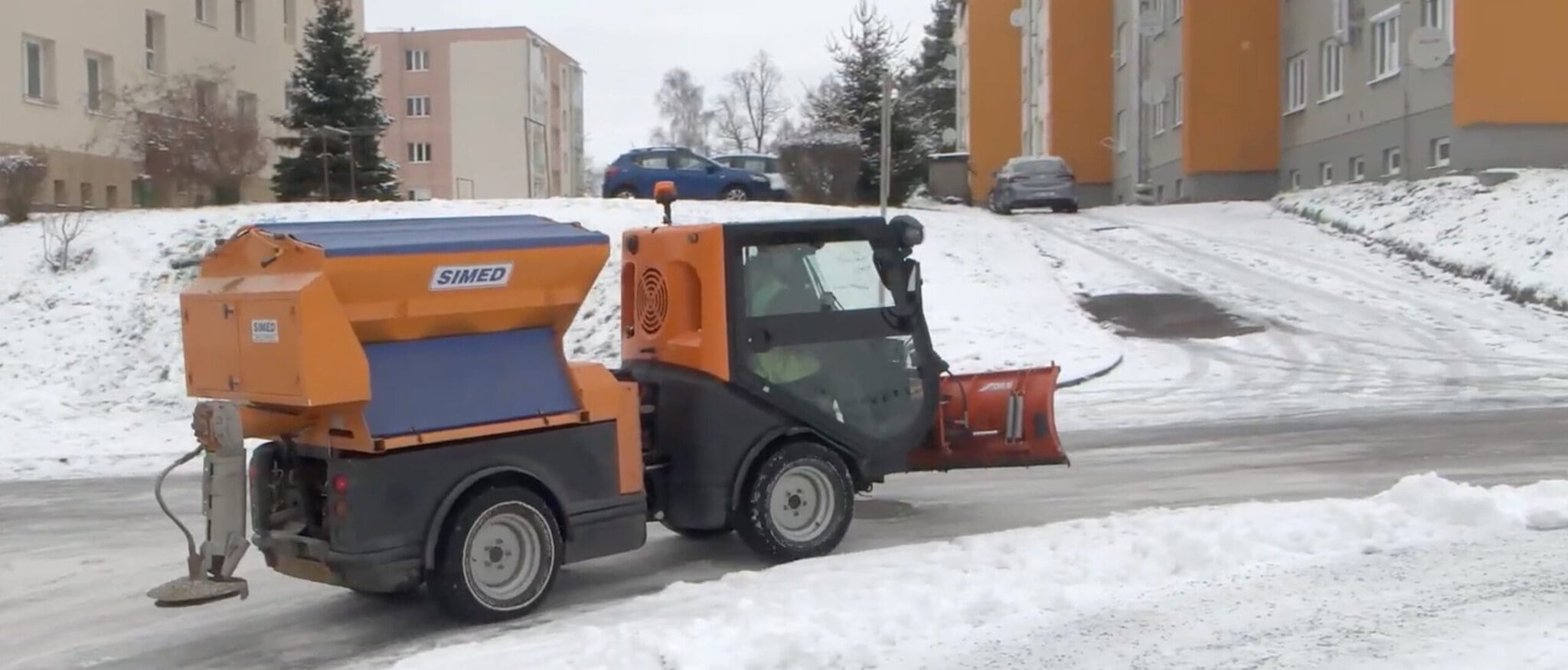 Komfort i když padá sníh: Jak Jemnice bojuje s příchodem zimy